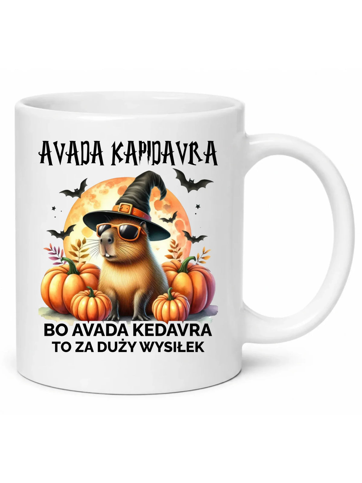 Kubek halloweenowy - Kapibara - Avada Kapidavra HL21
