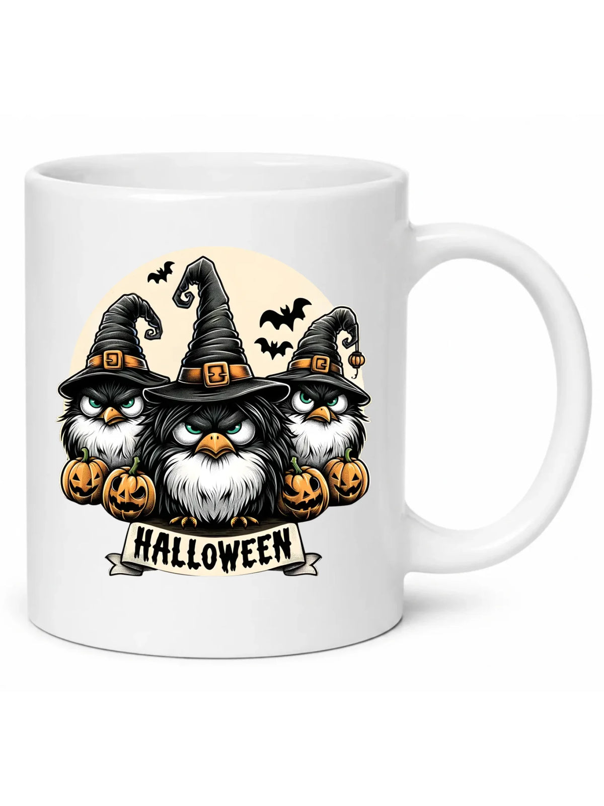 Kubek na Halloween - Upiorne sowy wiedźmy HL15