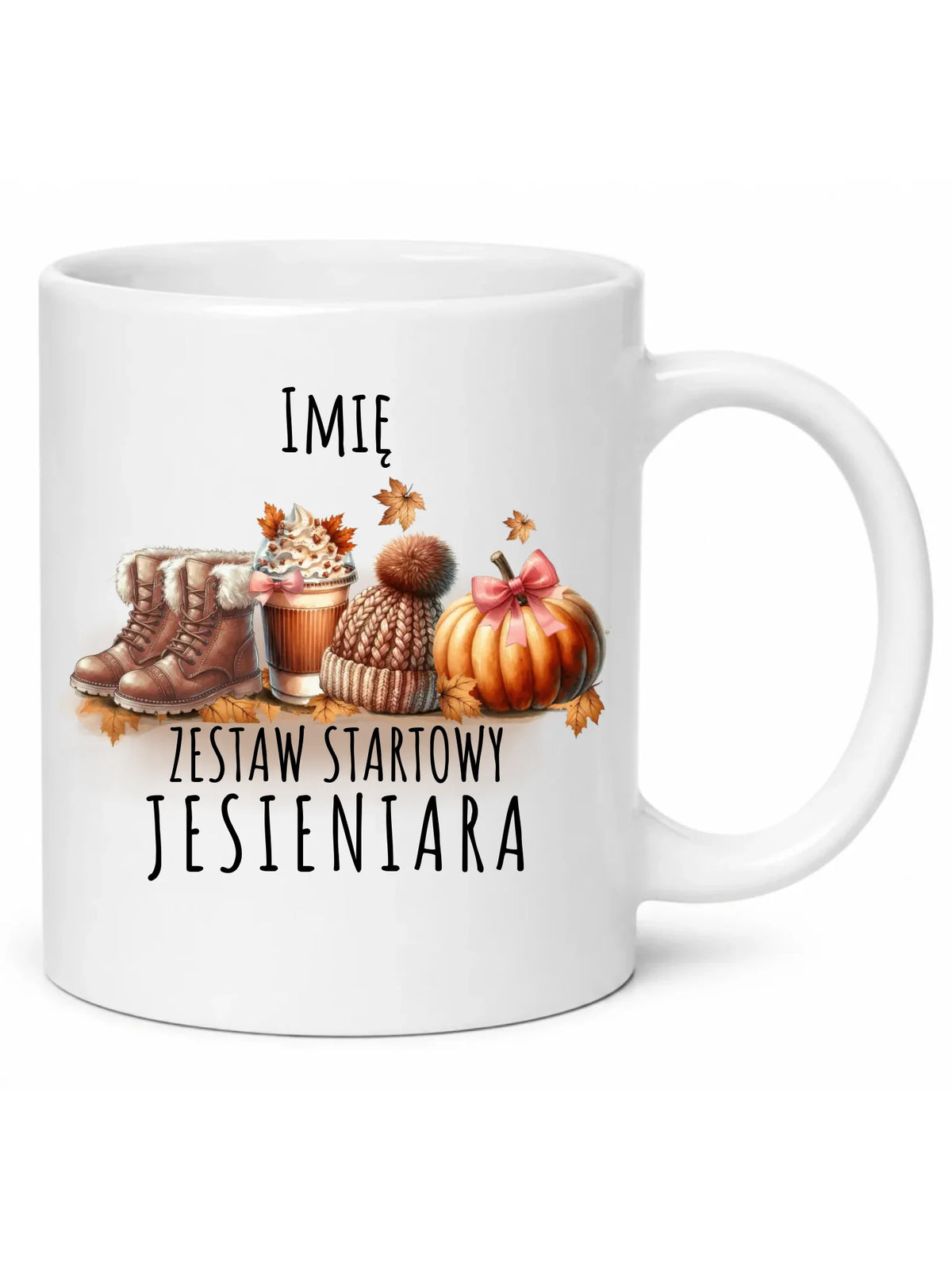 Kubek jesieniara – Zestaw startowy - personalizowany JS05