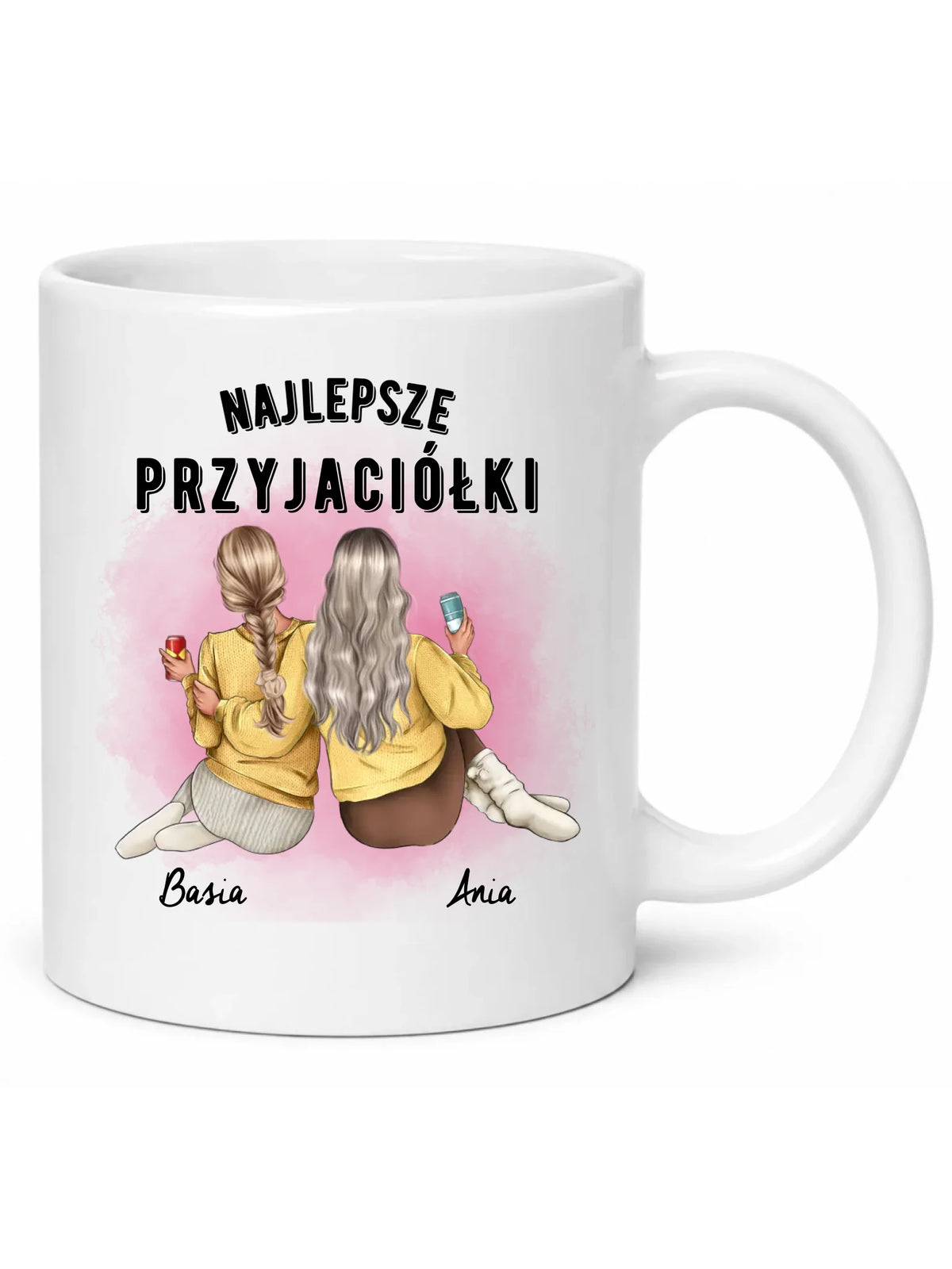 Kubek - prezent dla przyjaciółek - Najlepsze przyjaciółki 2-4 osób - personalizowany PR01