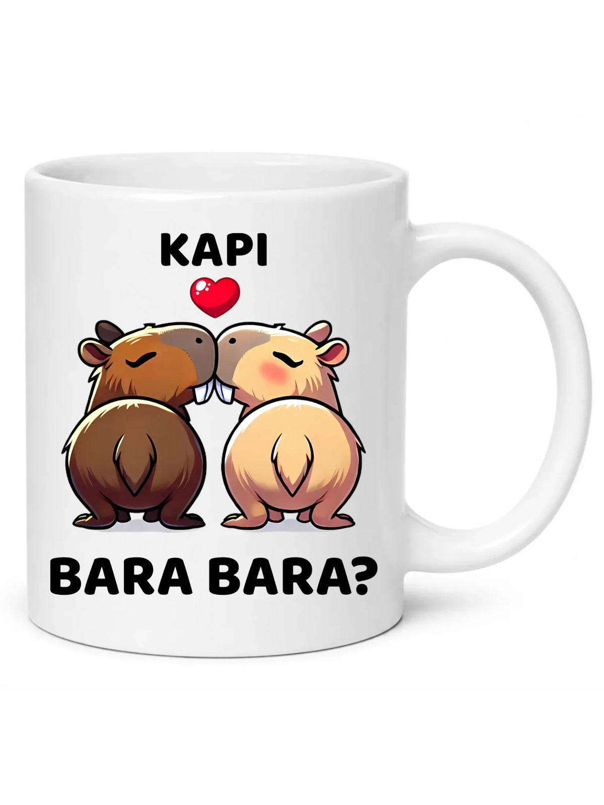 Kubek dla par - Kapibara bara bara W86