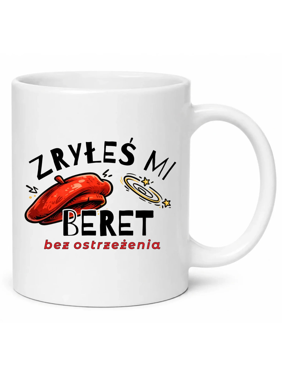 Kubek dla faceta - Zryłeś mi beret DCH34