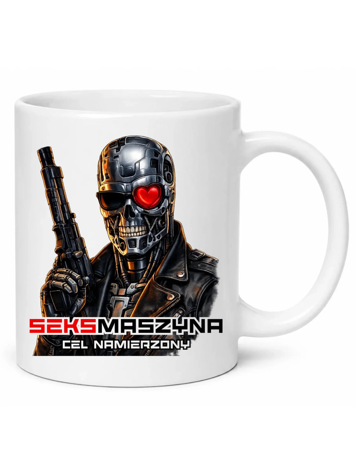Kubek dla faceta - Cyborg z sercem Seks maszyna DCH32