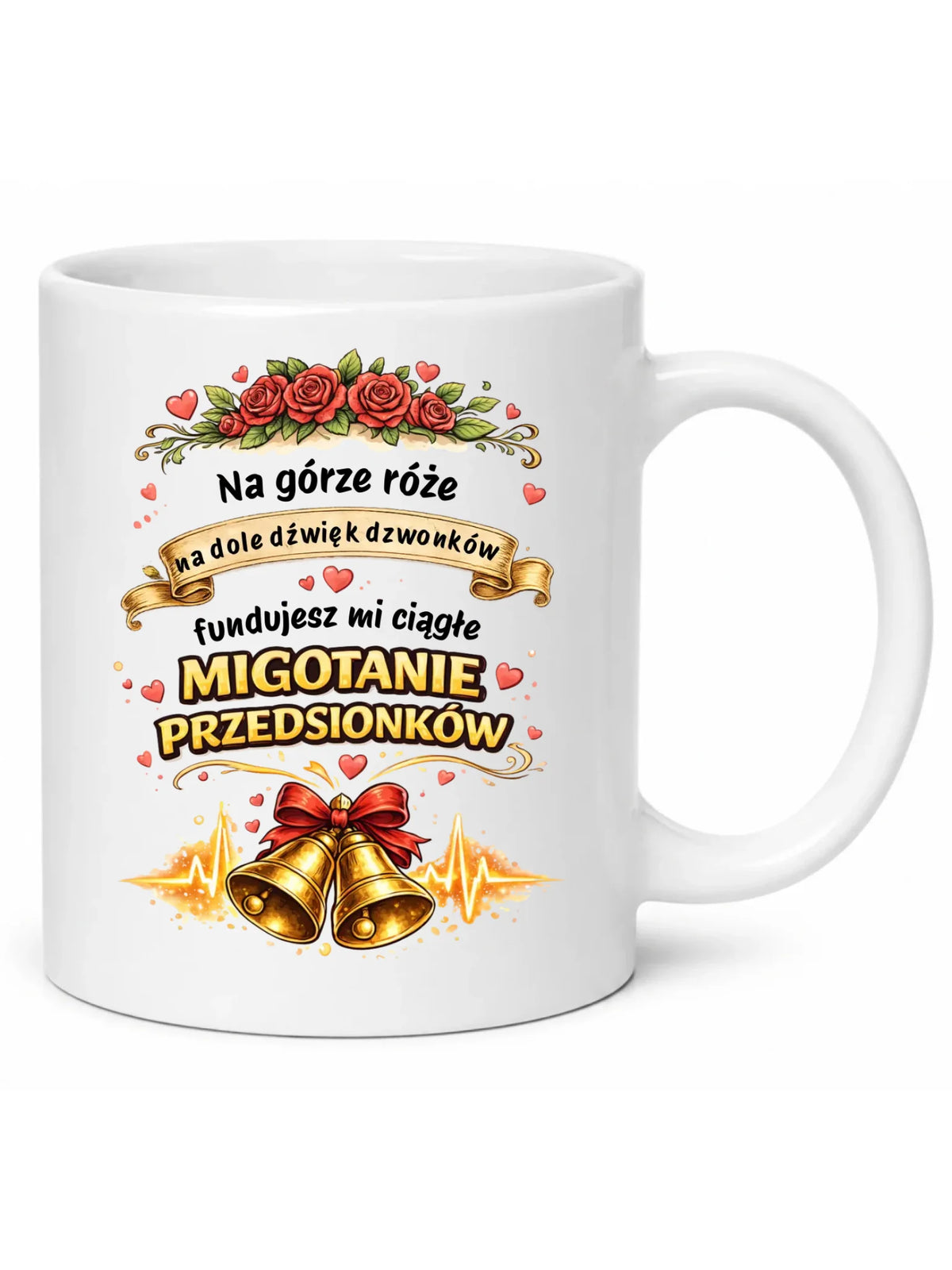 Kubek dla par - Fundujesz mi ciągłe migotanie przedsionków W71