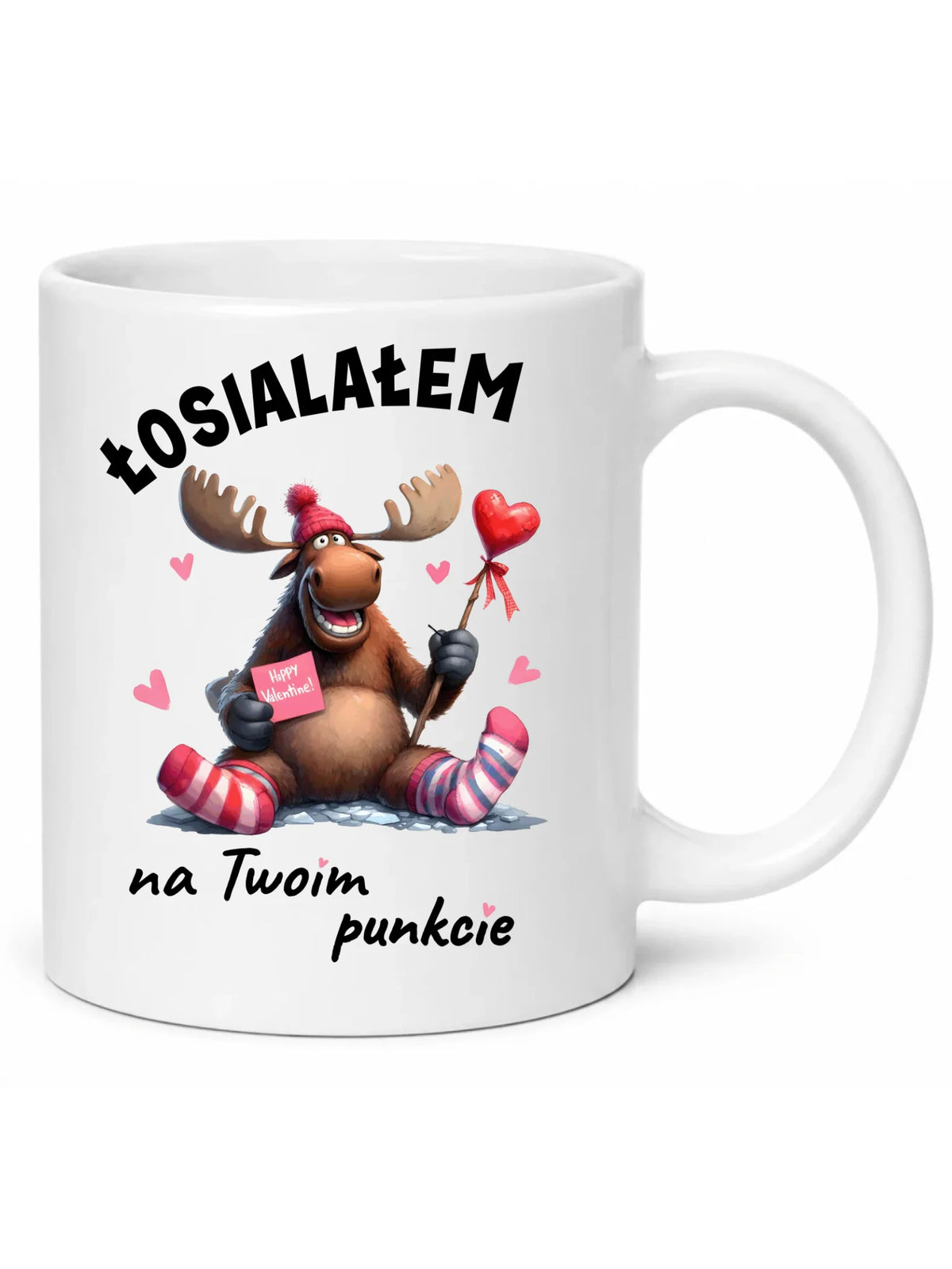 Kubek dla par - Łosialałem na Twoim punkcie W66