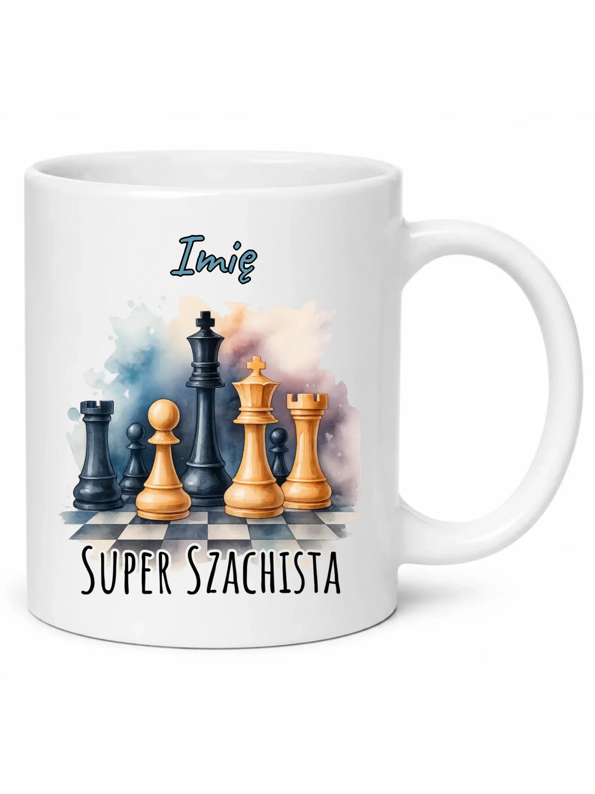 Kubek dla szachisty - Super szachista - personalizowany HSZ12