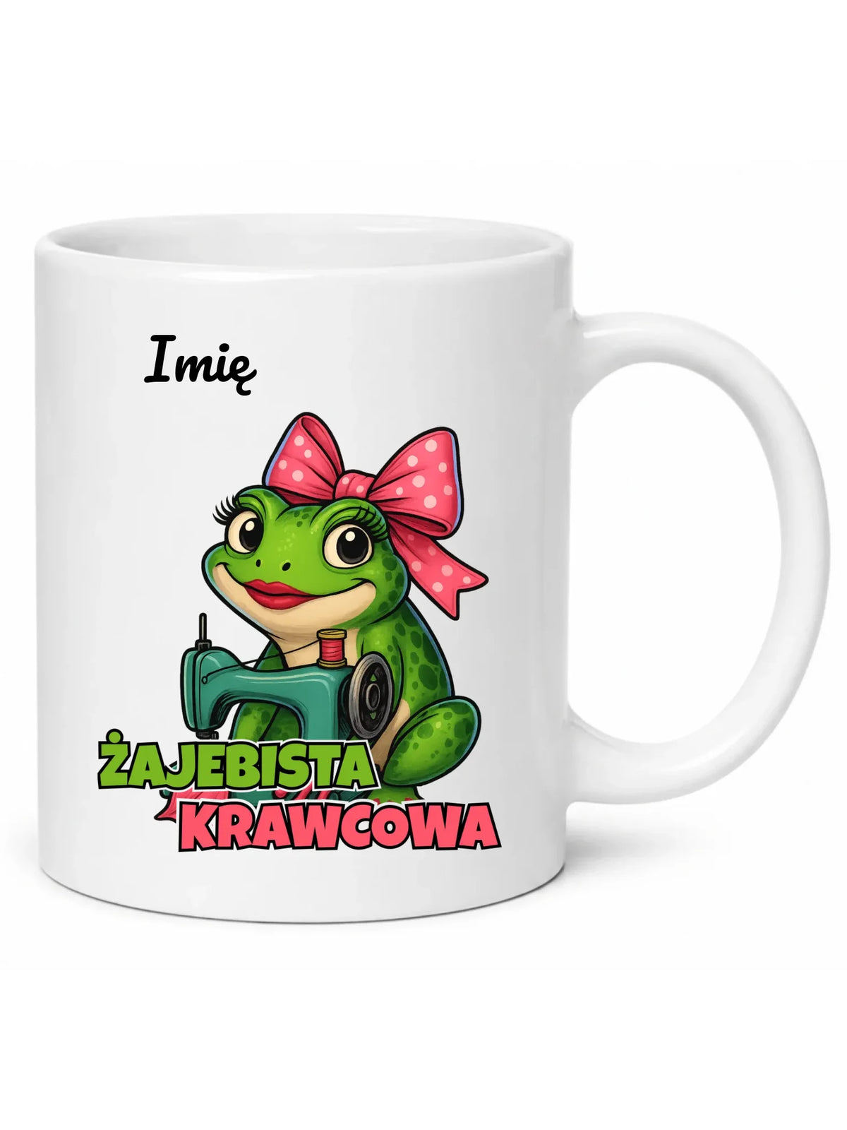 Kubek szyciowy dla krawcowej – Żajebista krawcowa - personalizowany HS32