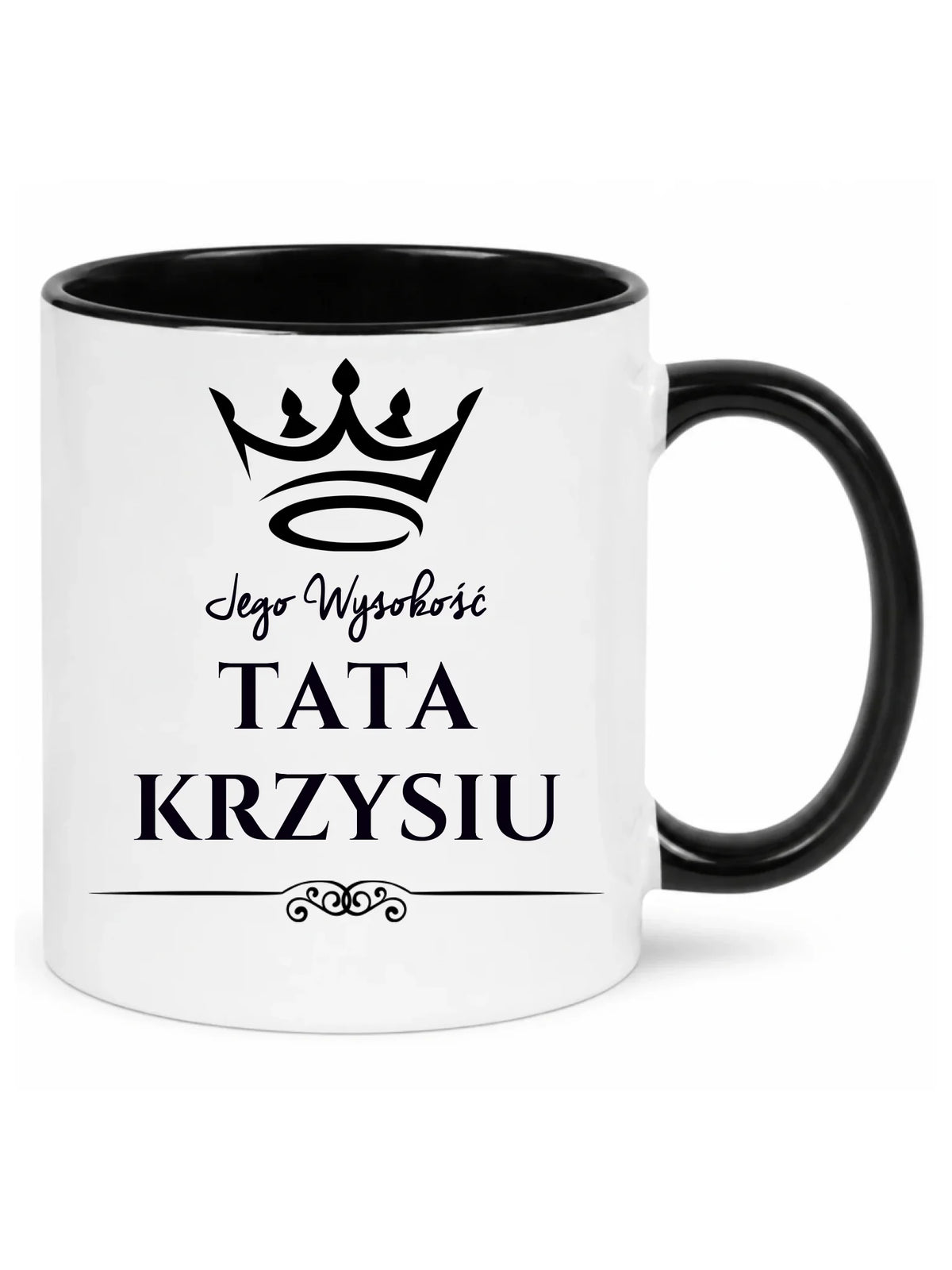 Kubek dla taty - Jego Wysokość Tata - personalizowany DT11