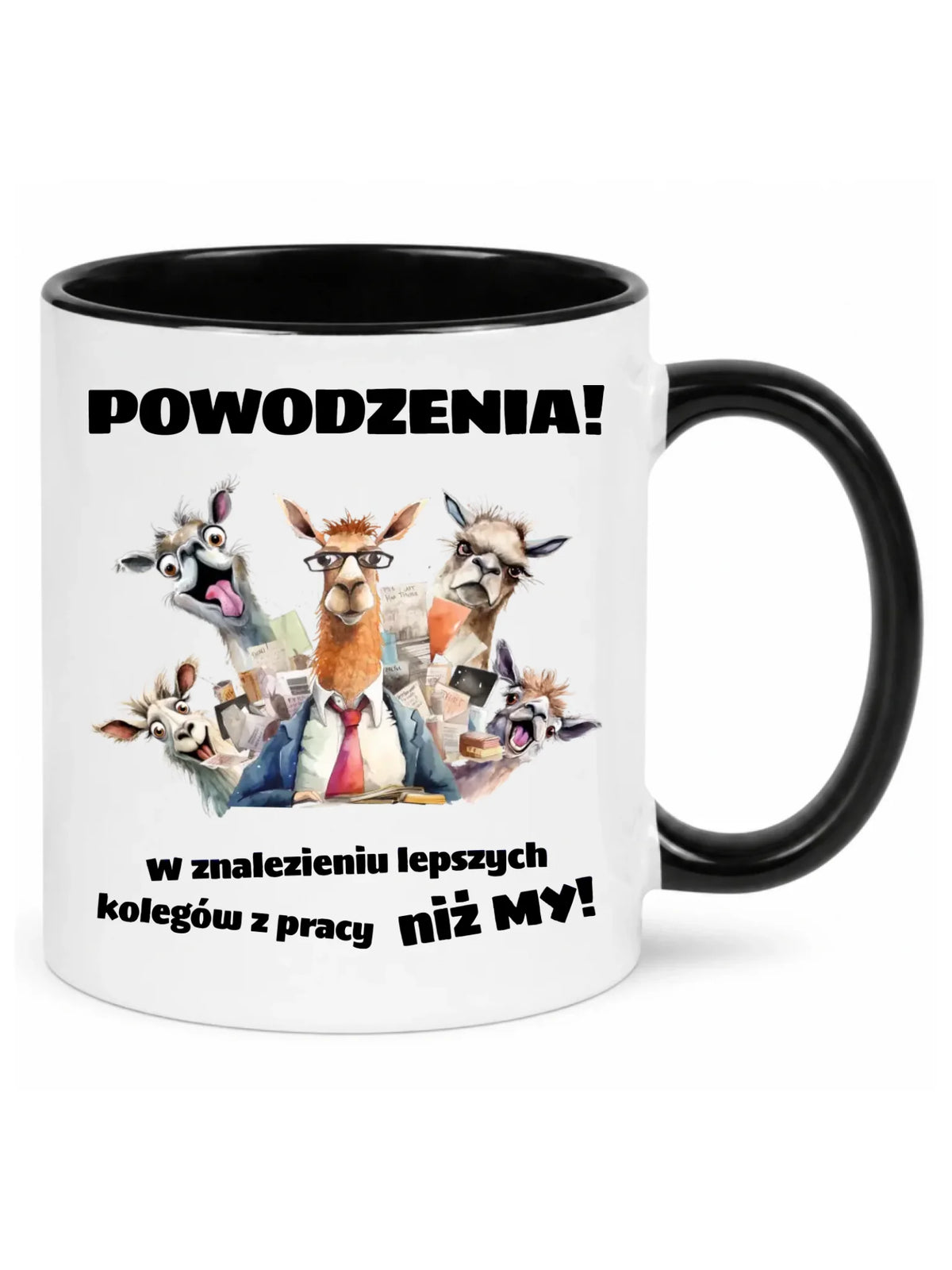 Kubek na odejście z pracy - Powodzenia w znalezieniu lepszych kolegów OP08