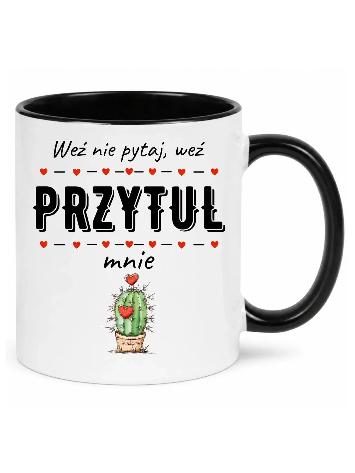 Kubek dla par - Weź nie pytaj, weź przytul mnie W49