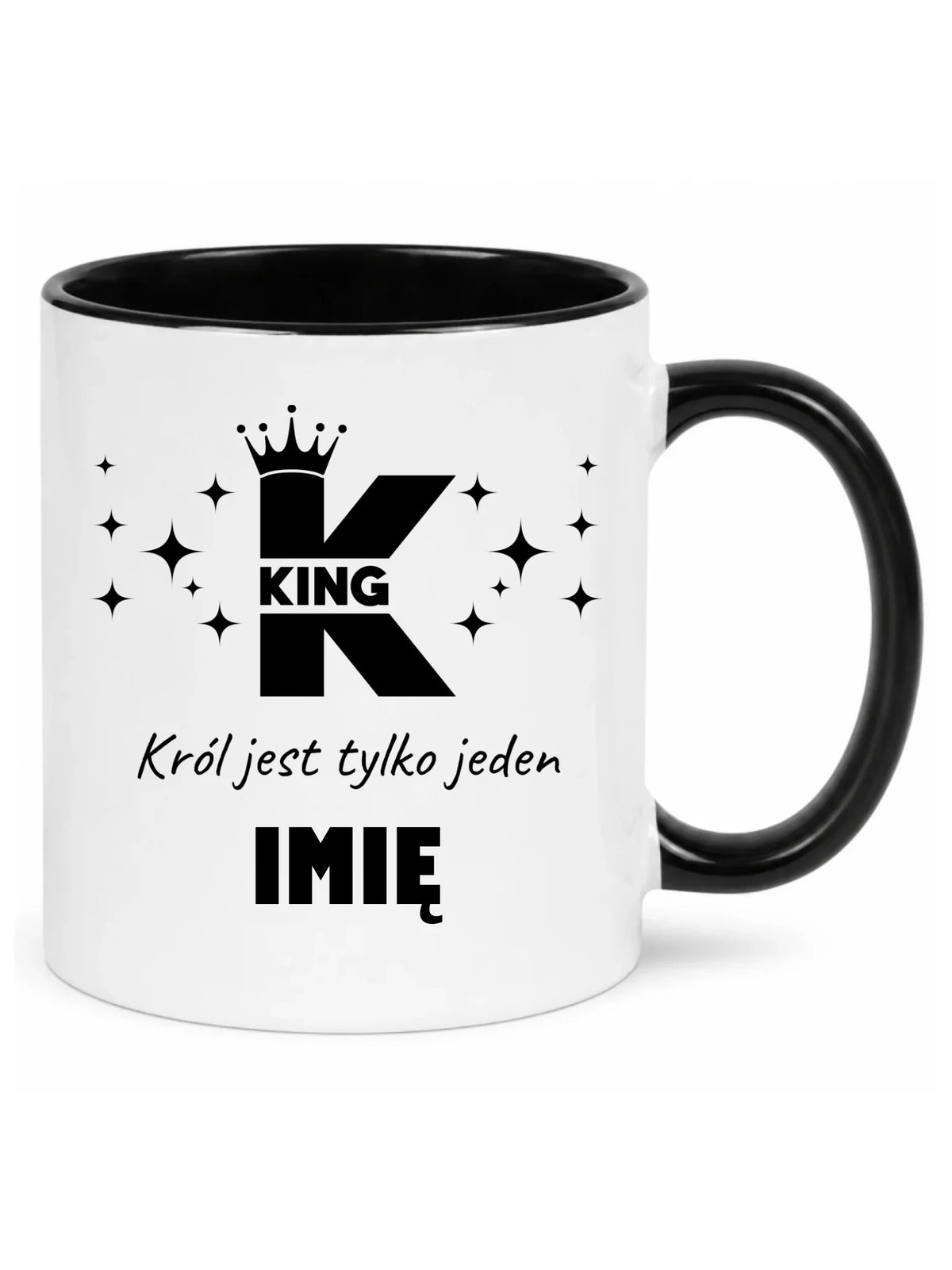 Kubek dla niego - King Król jest tylko jeden - personalizowany W40