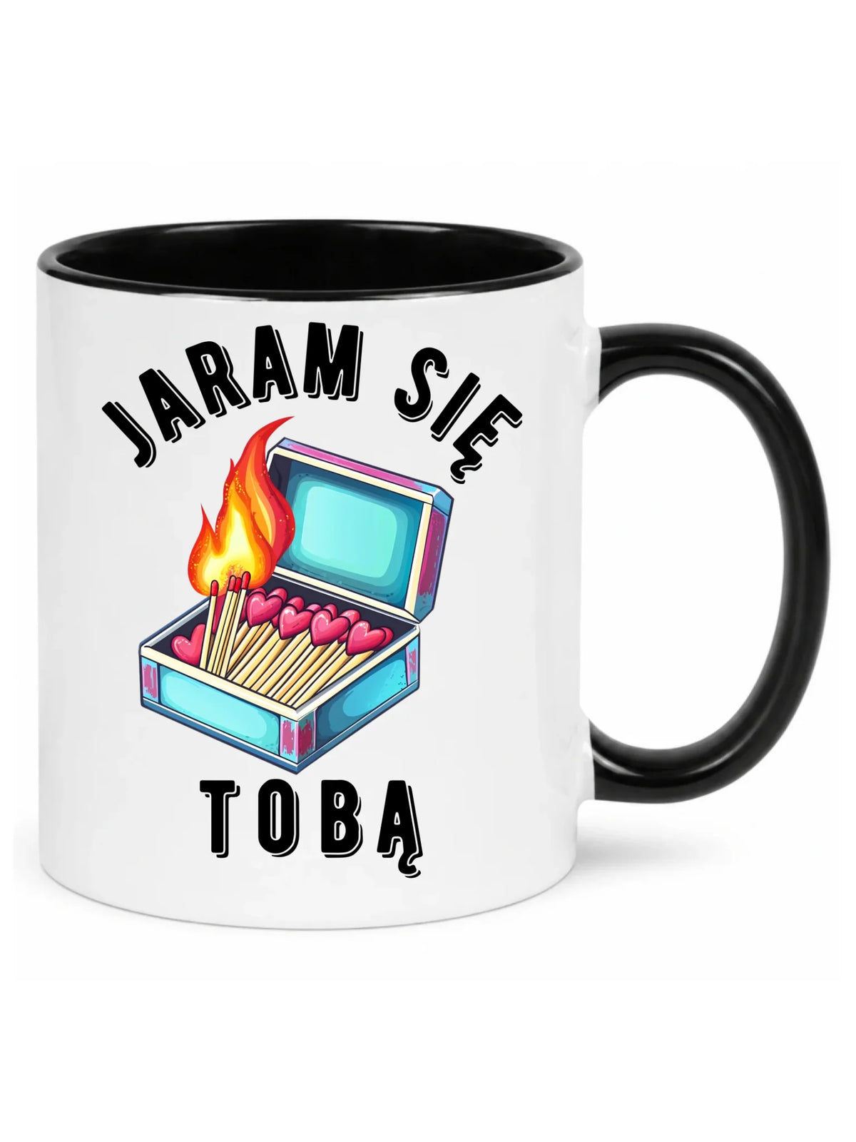 Kubek dla zakochanych - Jaram się Tobą W39
