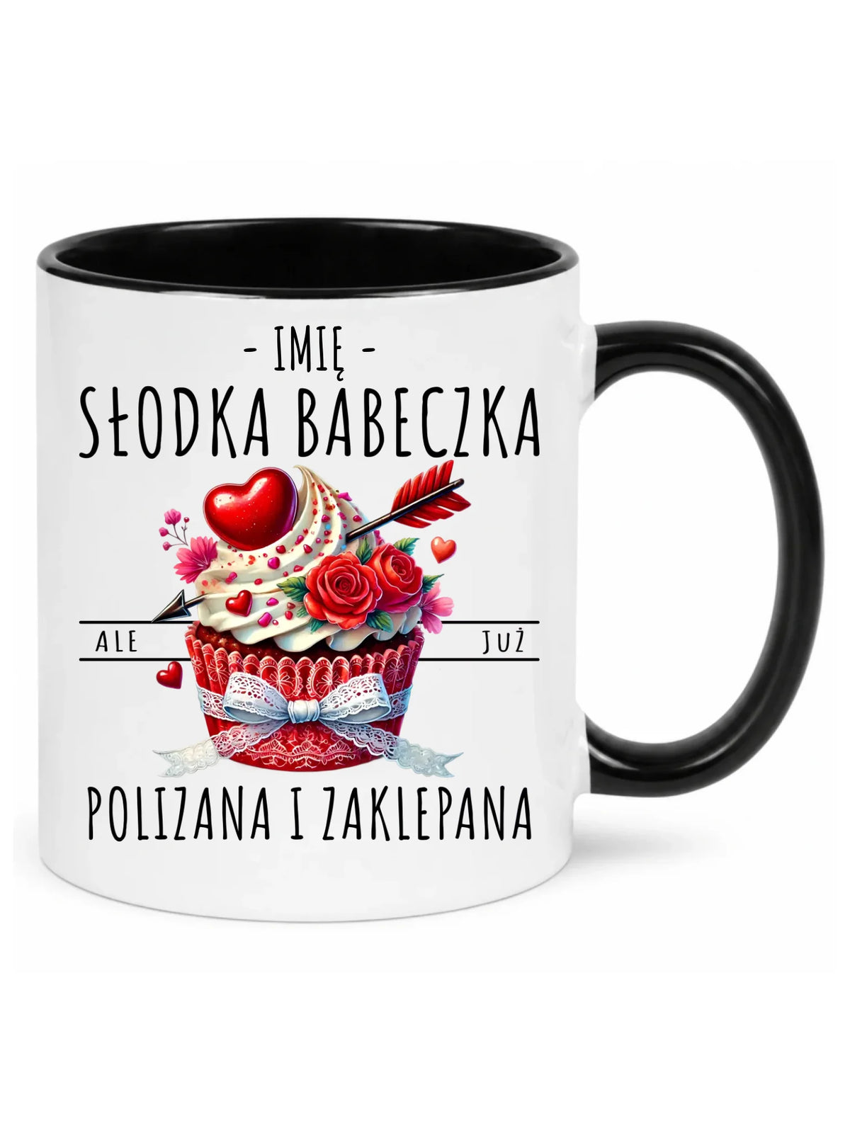 Kubek - Słodka babeczka polizana i zaklepana - personalizowany W37
