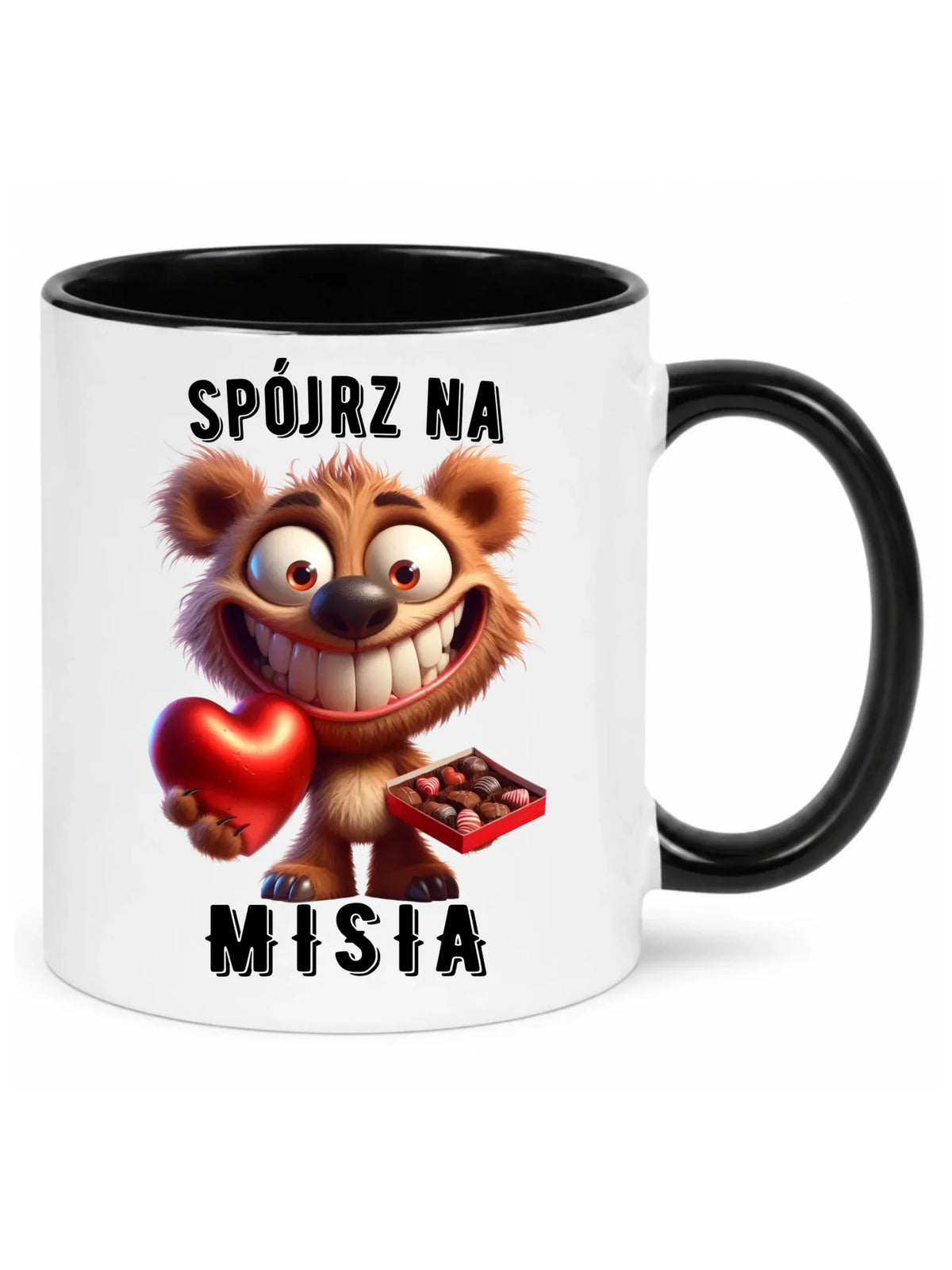 Kubek na Walentynki - Spójrz na Misia W31