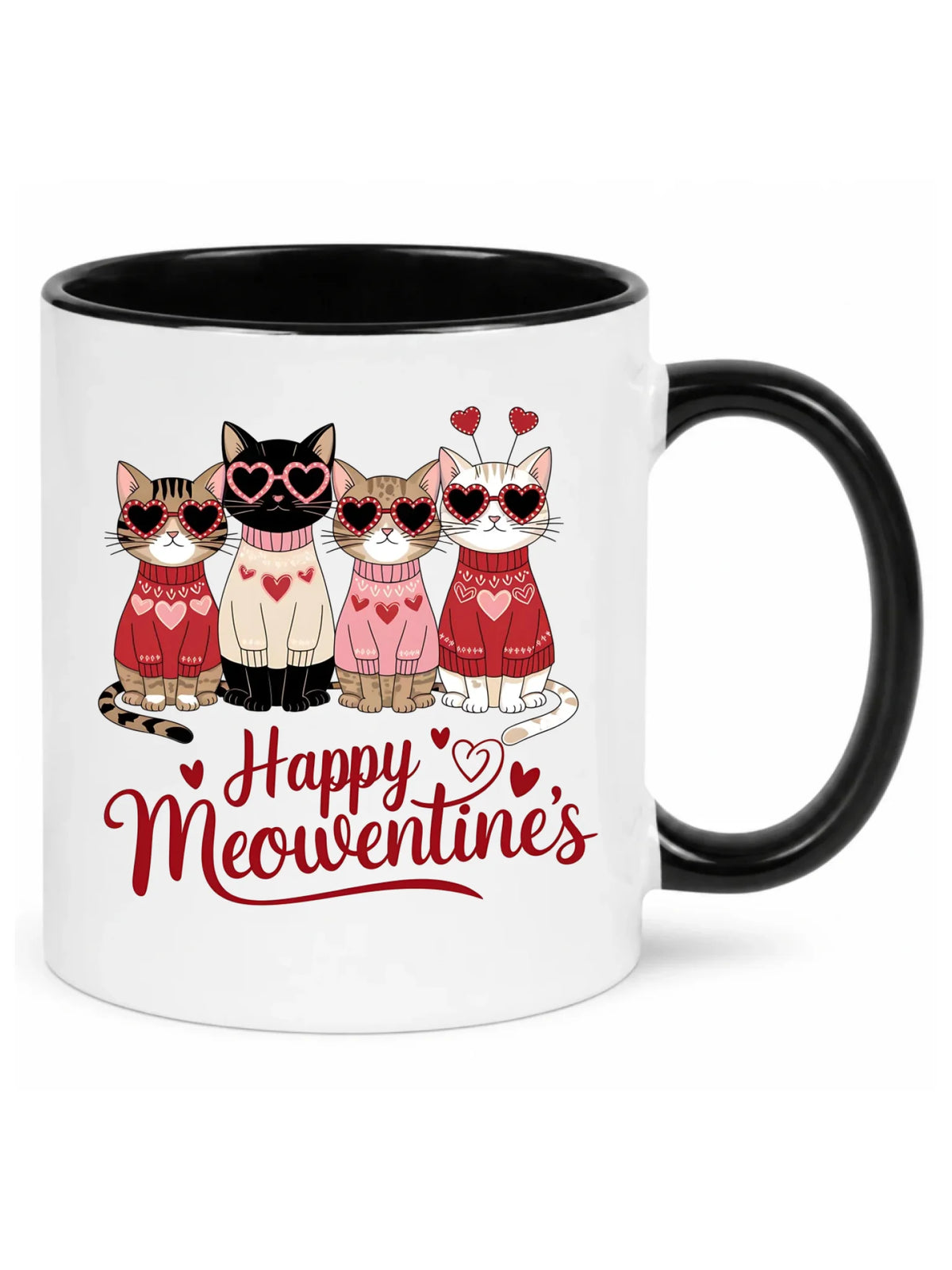Kubek na Walentynki dla kociary - Happy Meowentine's W25