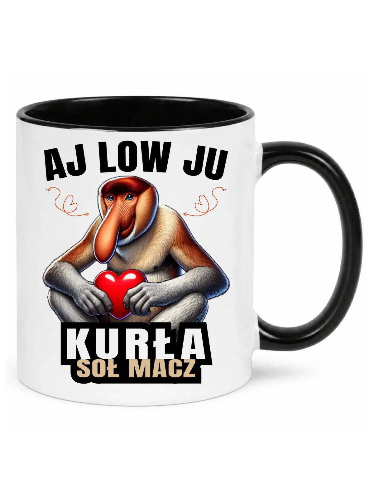 Kubek dla par - Janusz nosacz - Aj low ju kurła W26