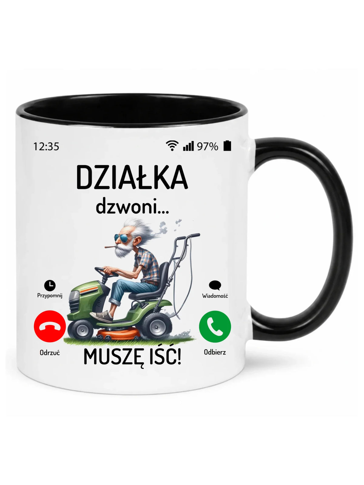 Kubek dla dziadka - Działka dzwoni muszę iść D35