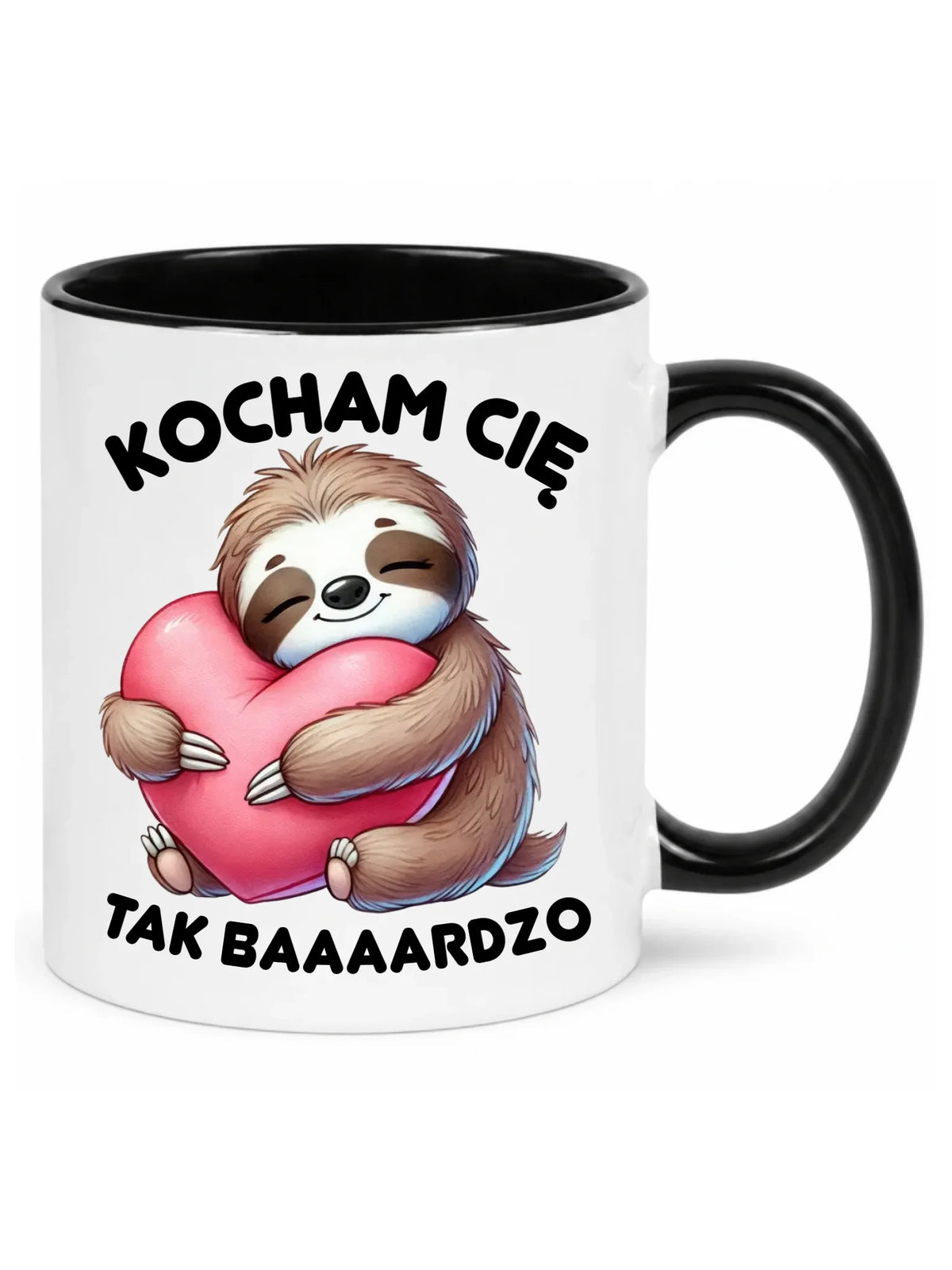 Kubek - Leniwiec Kocham Cię tak baaaardzo W16