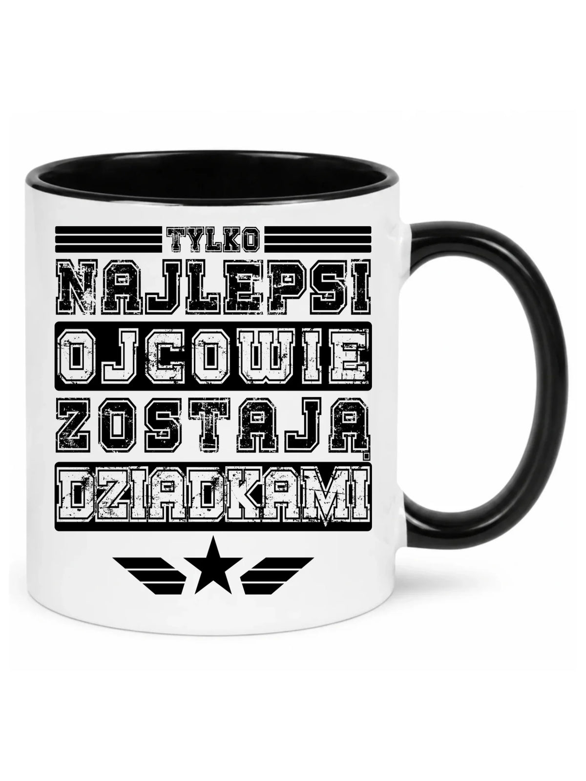 Kubek dla dziadka - Tylko najlepsi ojcowie zostają dziadkami D25