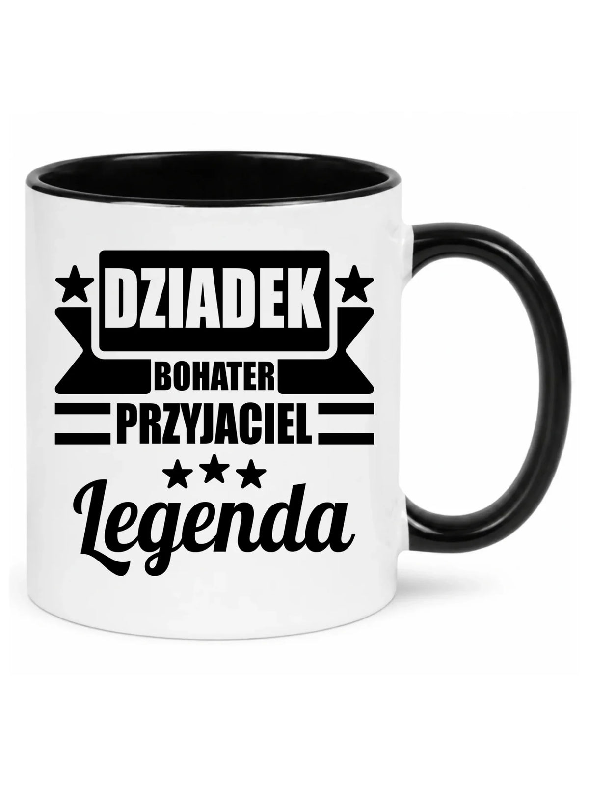 Kubek dla dziadka - Bohater przyjaciel legenda D20