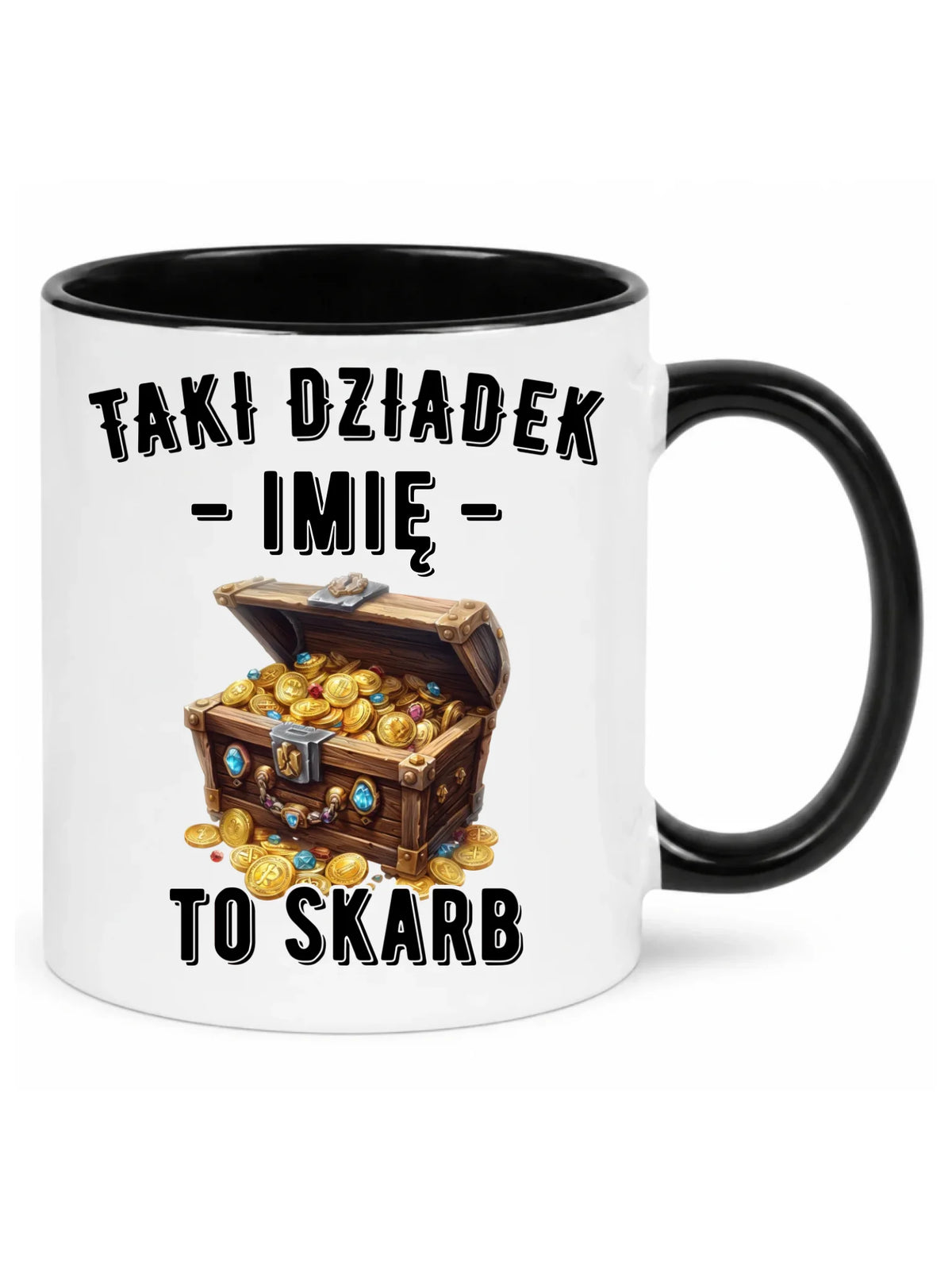 Kubek dla dziadka - Taki dziadek to skarb - personalizowany D19