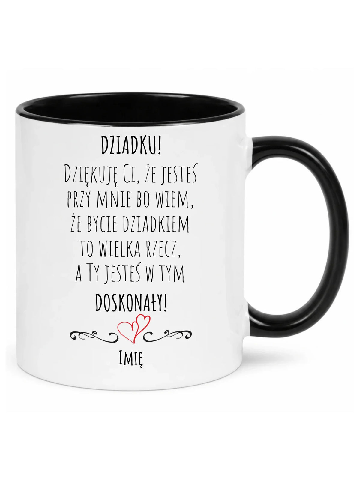 Kubek dla dziadka - Dziadku jesteś doskonały dedykacja - personalizowany D22