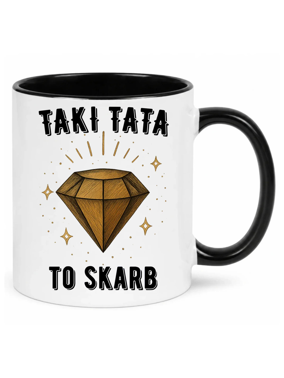 Kubek dla taty - Taki tata to skarb - personalizowany DT17