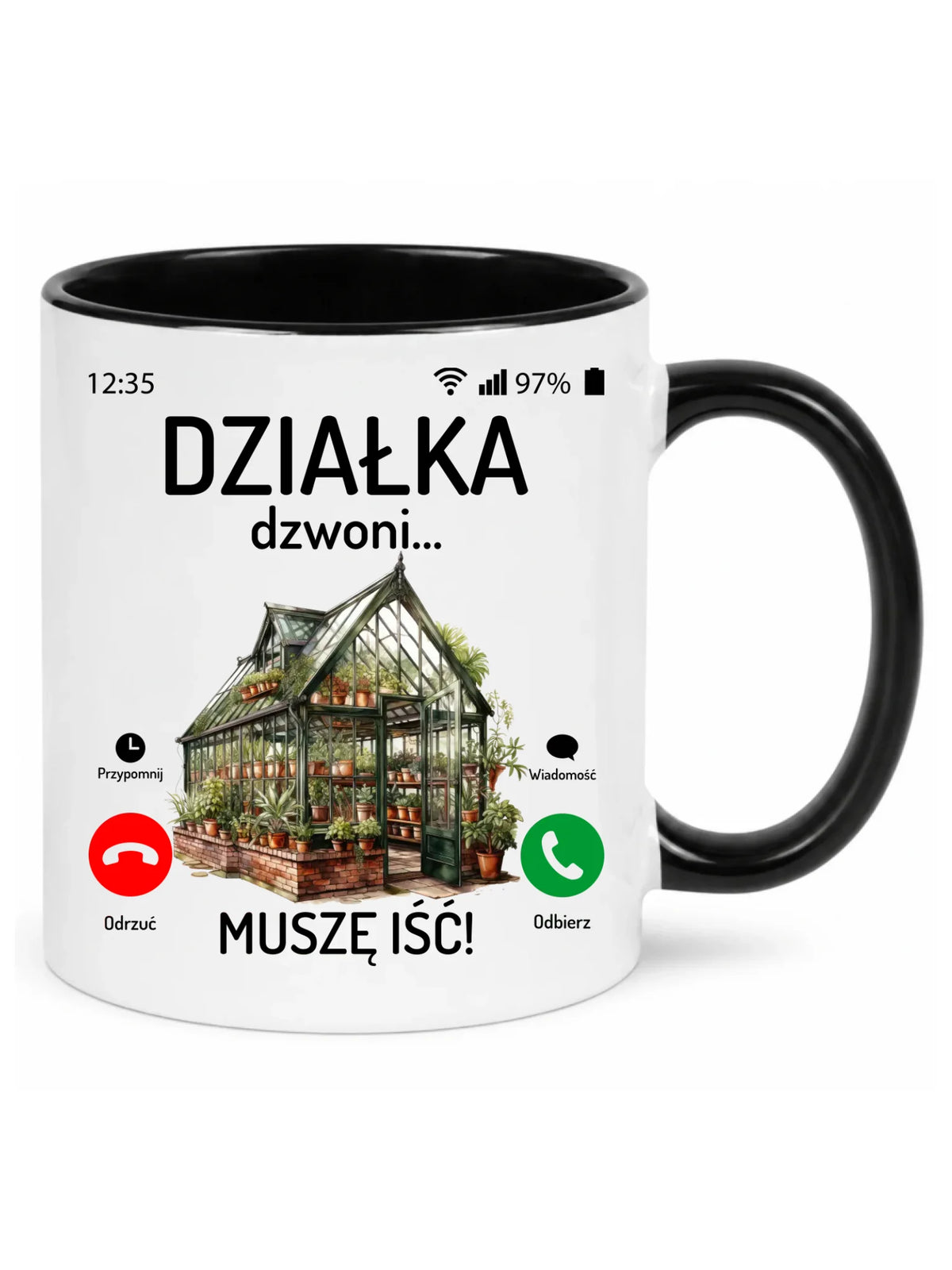 Kubek dla babci - Działka dzwoni muszę iść B41