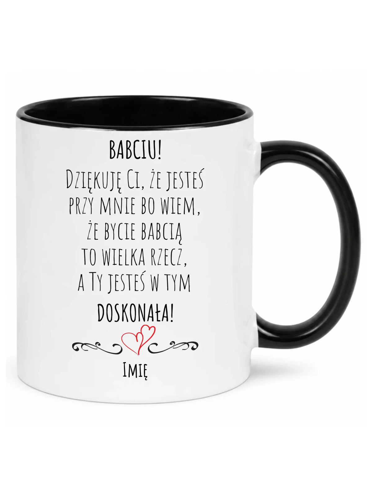 Kubek dla babci - Babciu jesteś doskonała dedykacja - personalizowany B22