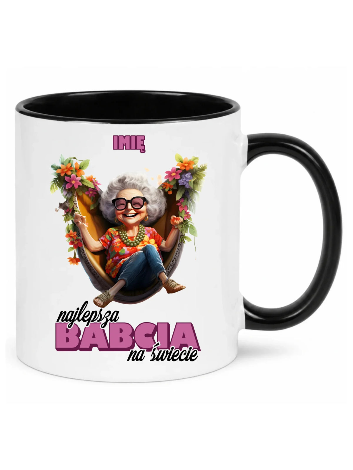 Kubek dla babci - Najlepsza Babcia na świecie - personalizowany B14