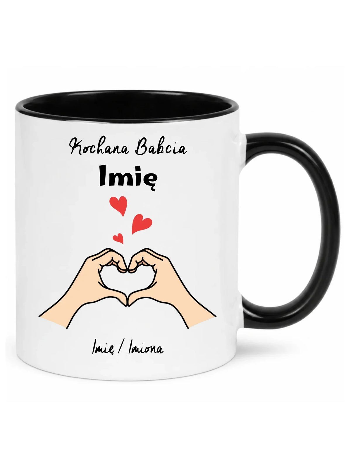 Kubek dla babci - Kochana Babcia podpis - personalizowany B13