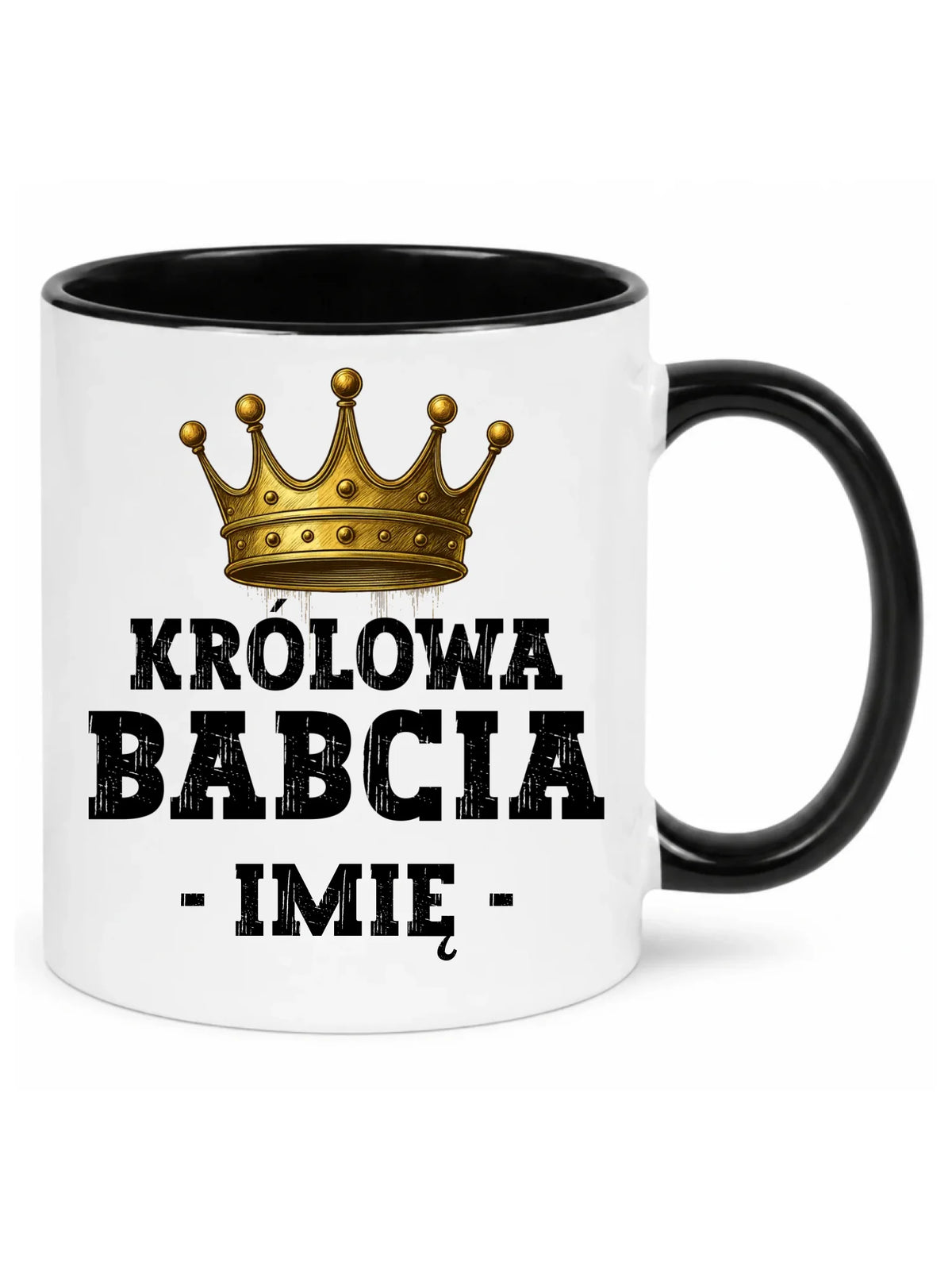 Kubek dla babci - Królowa Babcia - personalizowany B17