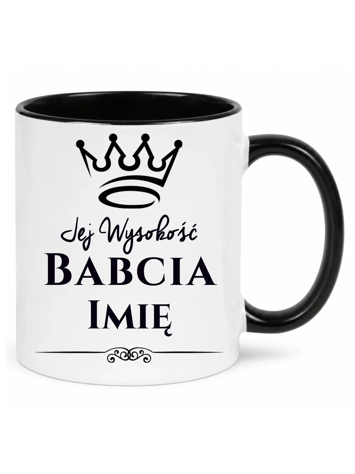 Kubek dla babci - Jej Wysokość Babcia - personalizowany B11