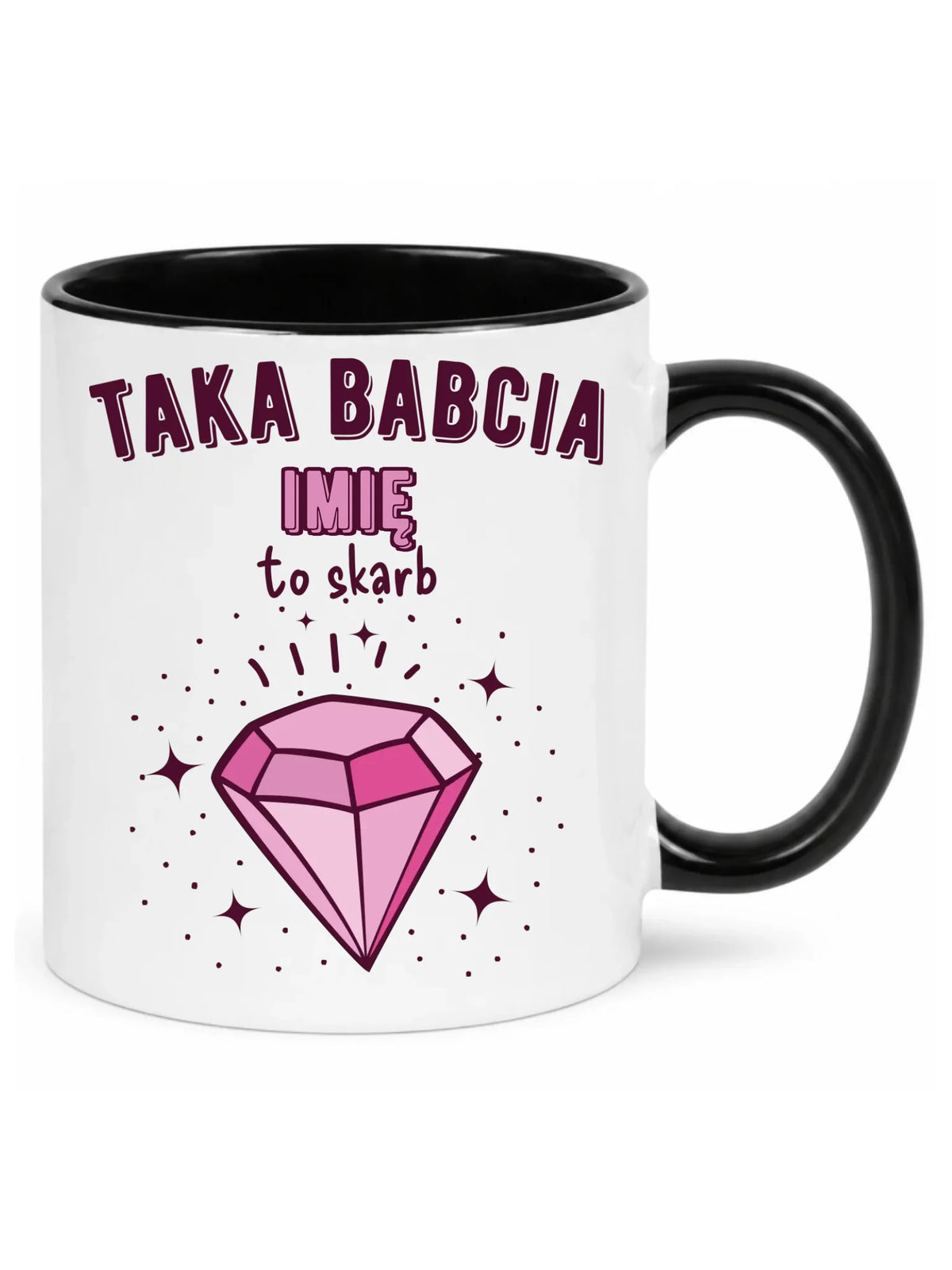 Kubek dla babci - Taka Babcia to skarb - personalizowany B06