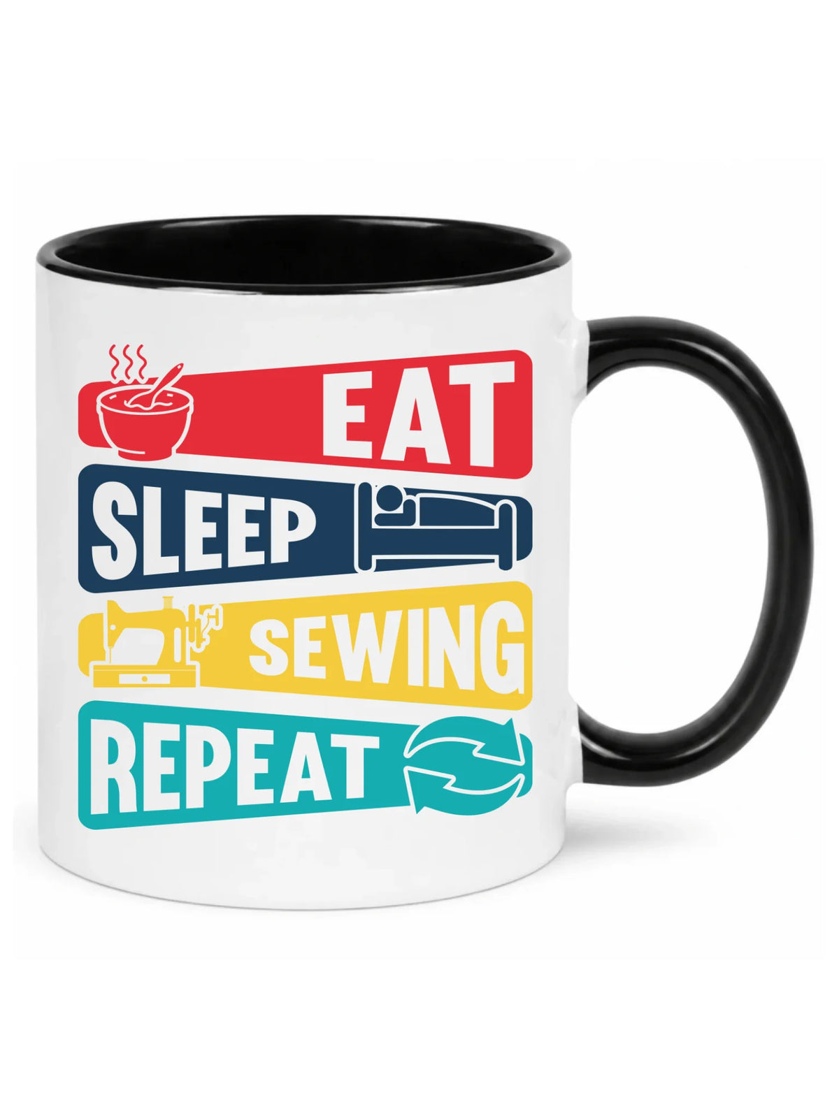 Kubek szyciowy dla krawcowej – Eat sleep sewing repeat HS21