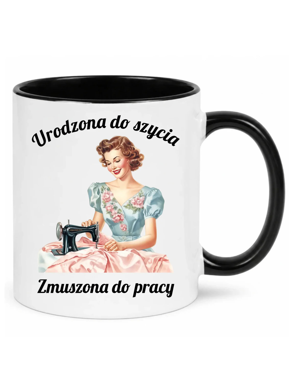Kubek szyciowy dla krawcowej – Urodzona do szycia HS18