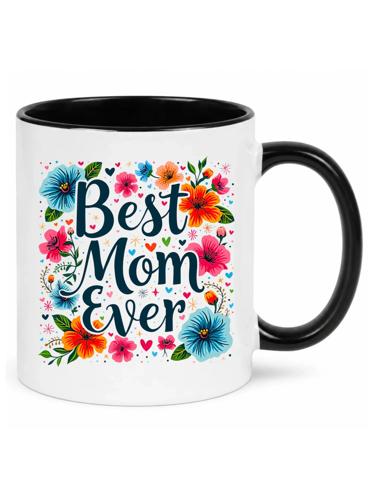 Kubek dla mamy - Kwiaty - Best mom ever DM34