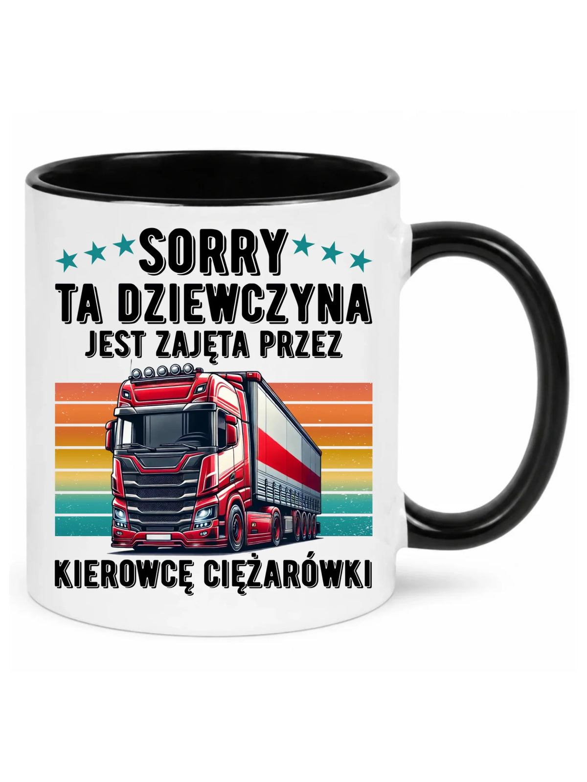 Kubek - Ta dziewczyna jest zajęta przez kierowcę ciężarówki ZKT12