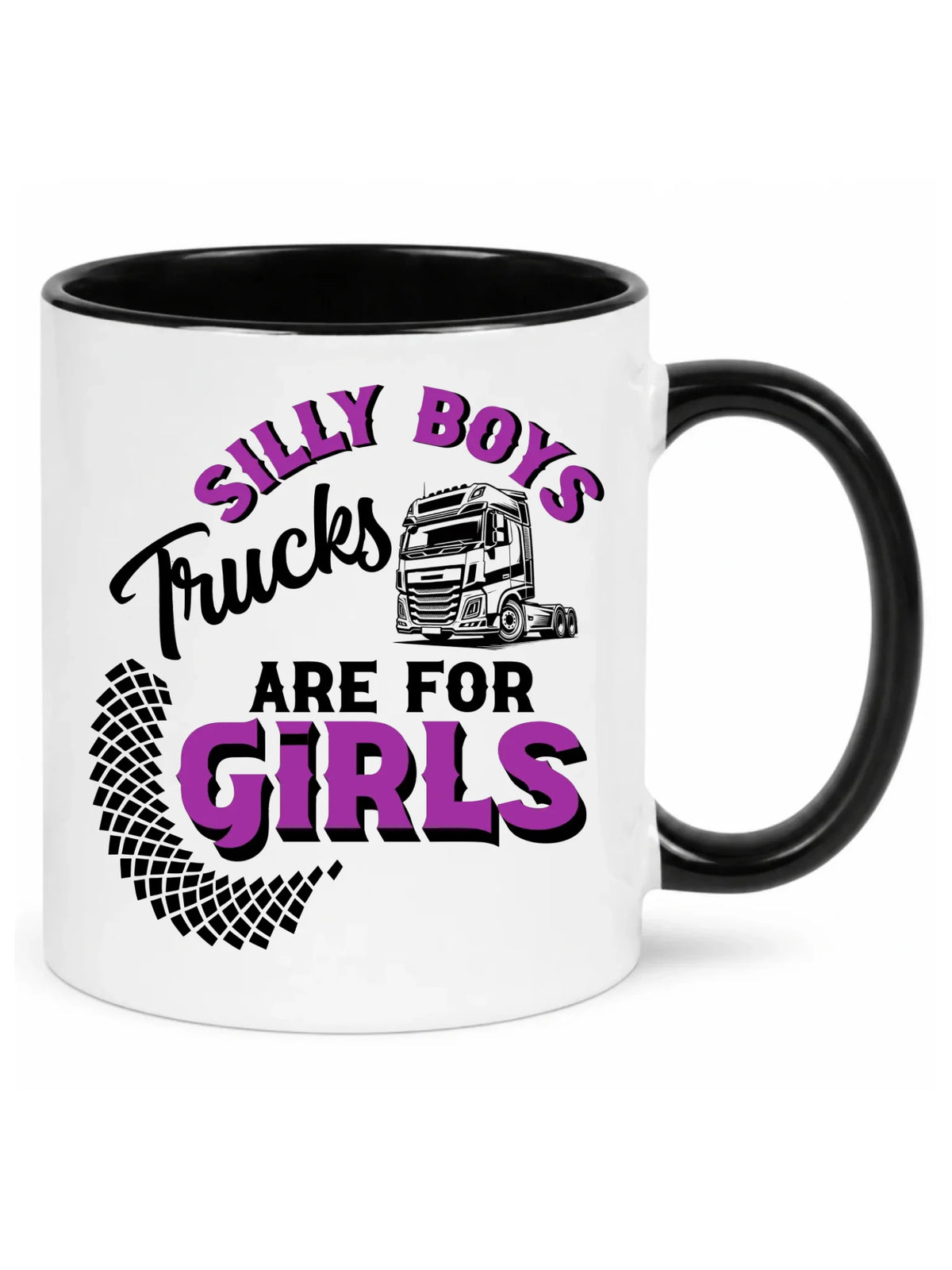 Kubel - kierowca ciężarówki - Silly boys trucks are for girls ZKT11