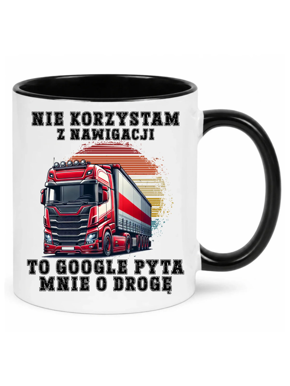 Kubek dla kierowcy ciężarówki - Google pyta mnie o drogę ZKT10