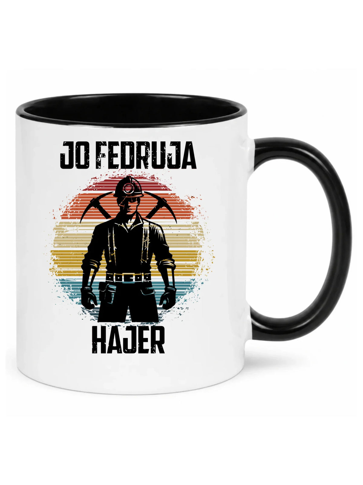 Kubek - prezent dla górnika - Jo fedruja Hajer G26
