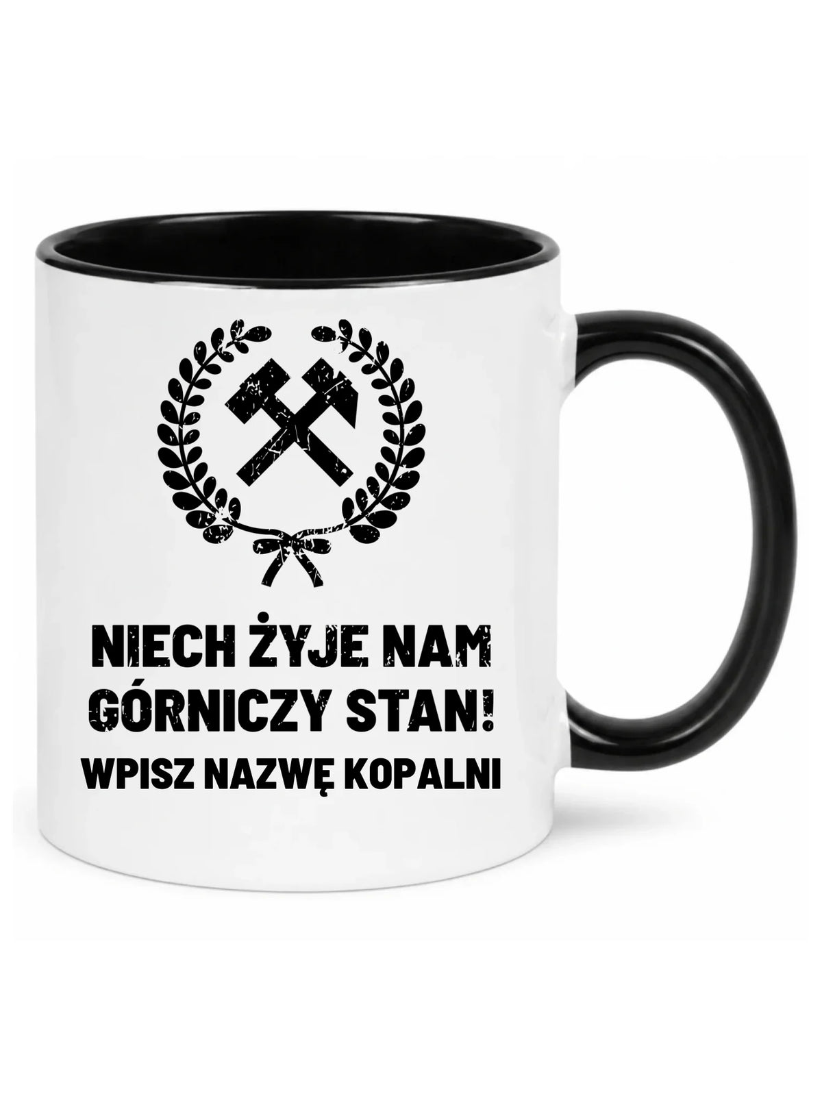 Kubek - prezent dla górnika - Niech żyje nam górniczy stan - personalizowany G24