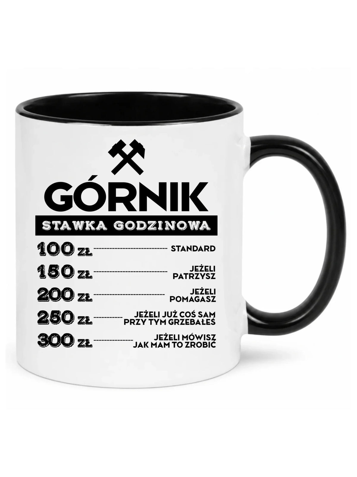 Kubek - prezent dla górnika - Górnik stawka godzinowa G14