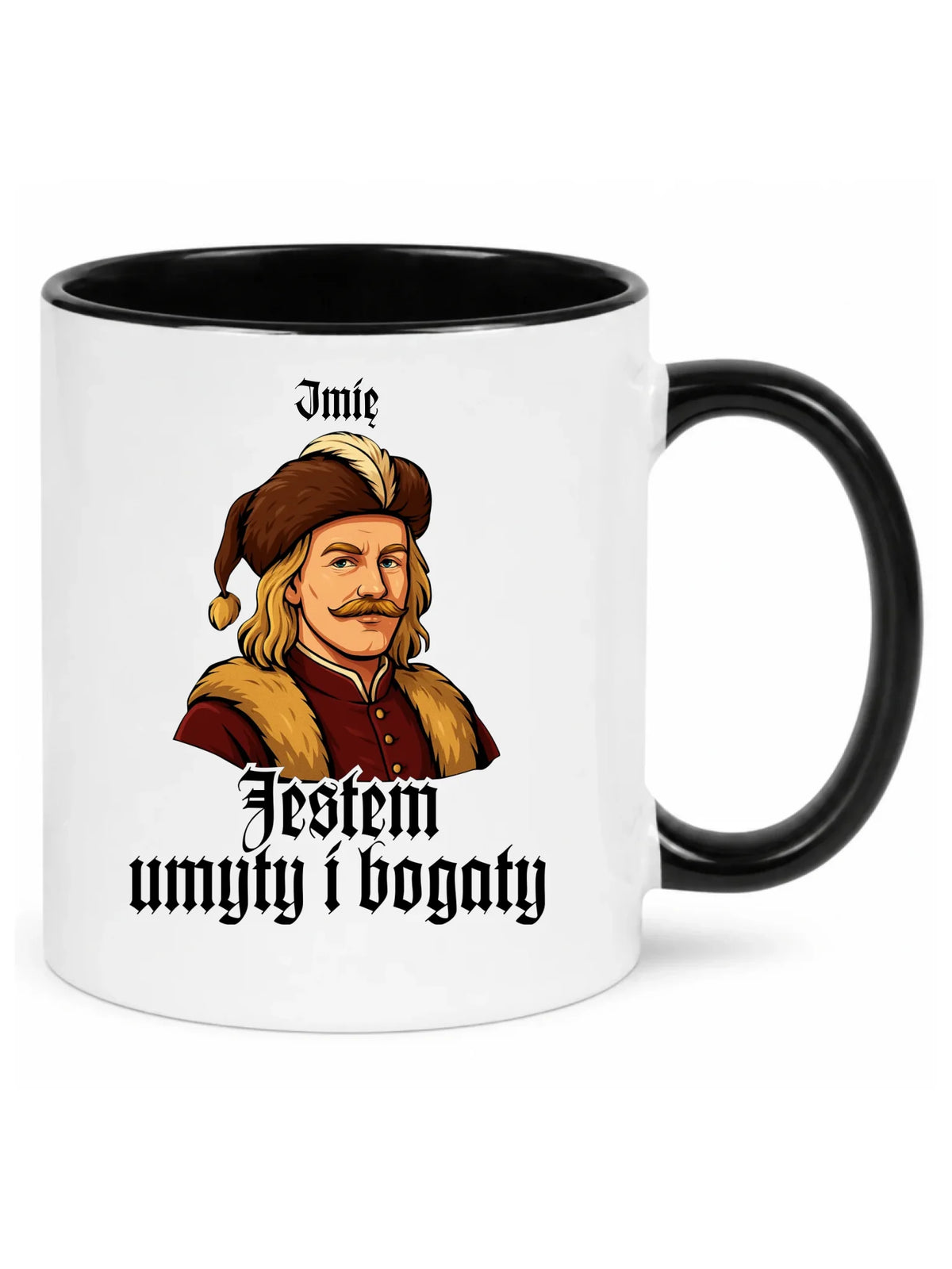 Kubek - Jestem umyty i bogaty - dla fanów serialu 1670 - personalizowany H60