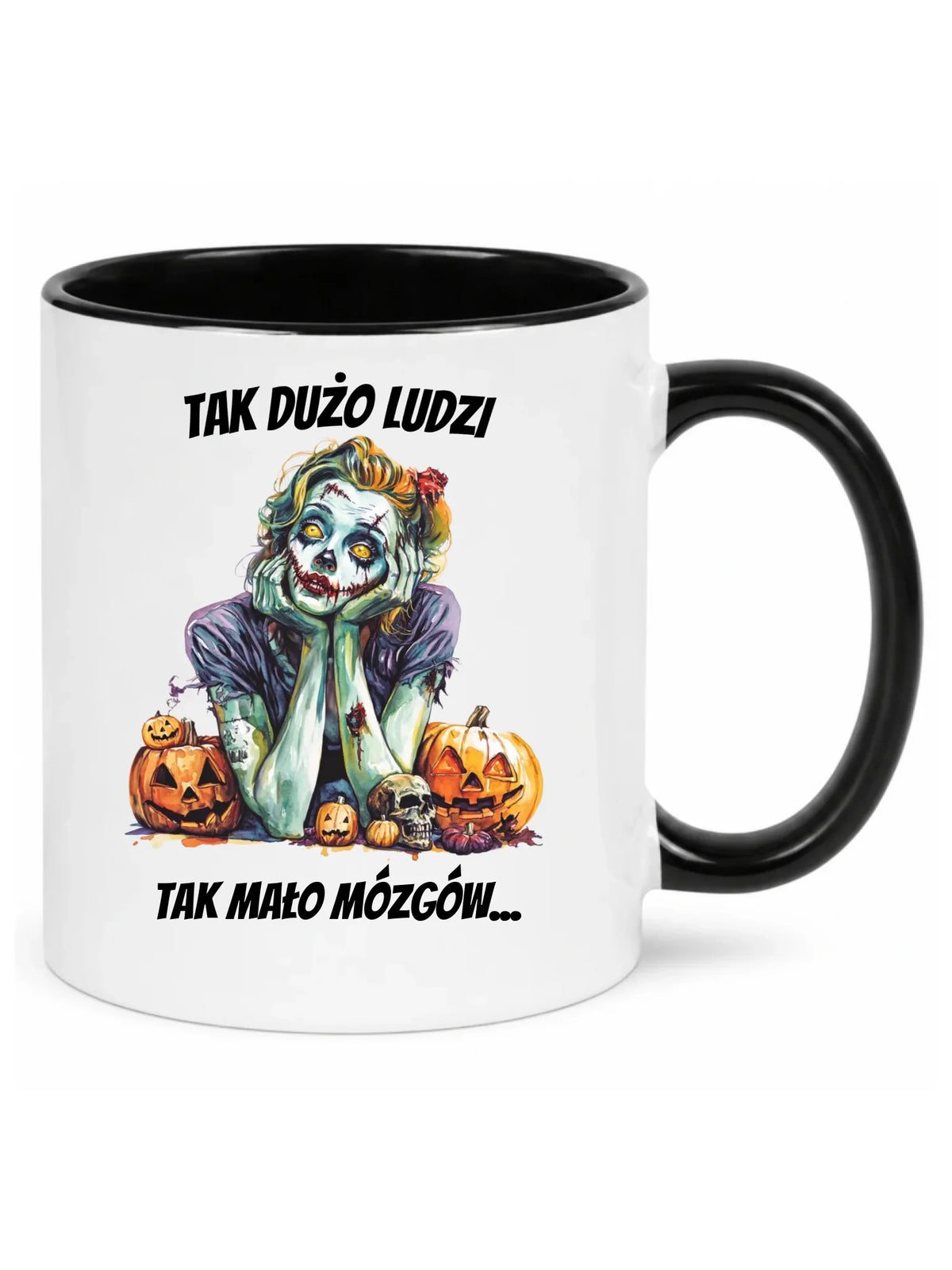 Kubek na Halloween - Zombie - Tak mało mózgów HL31