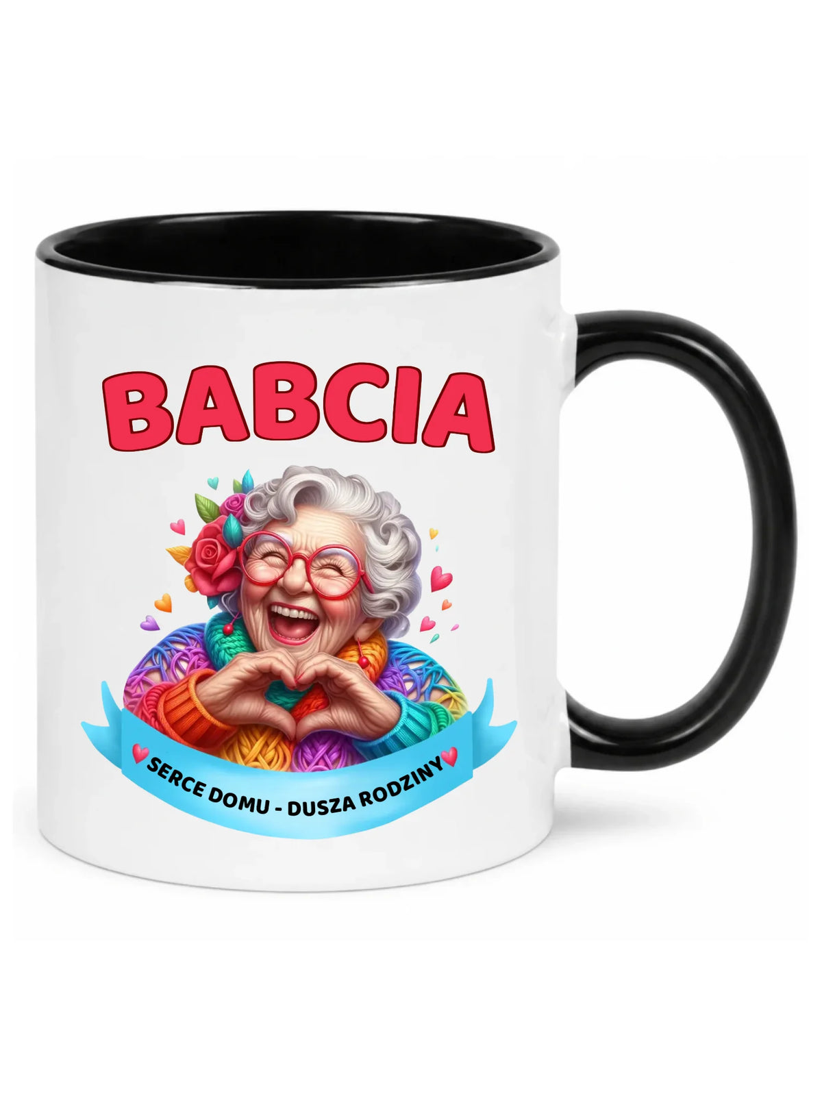 Kubek dla babci - Babcia serce domu dusza rodziny B25