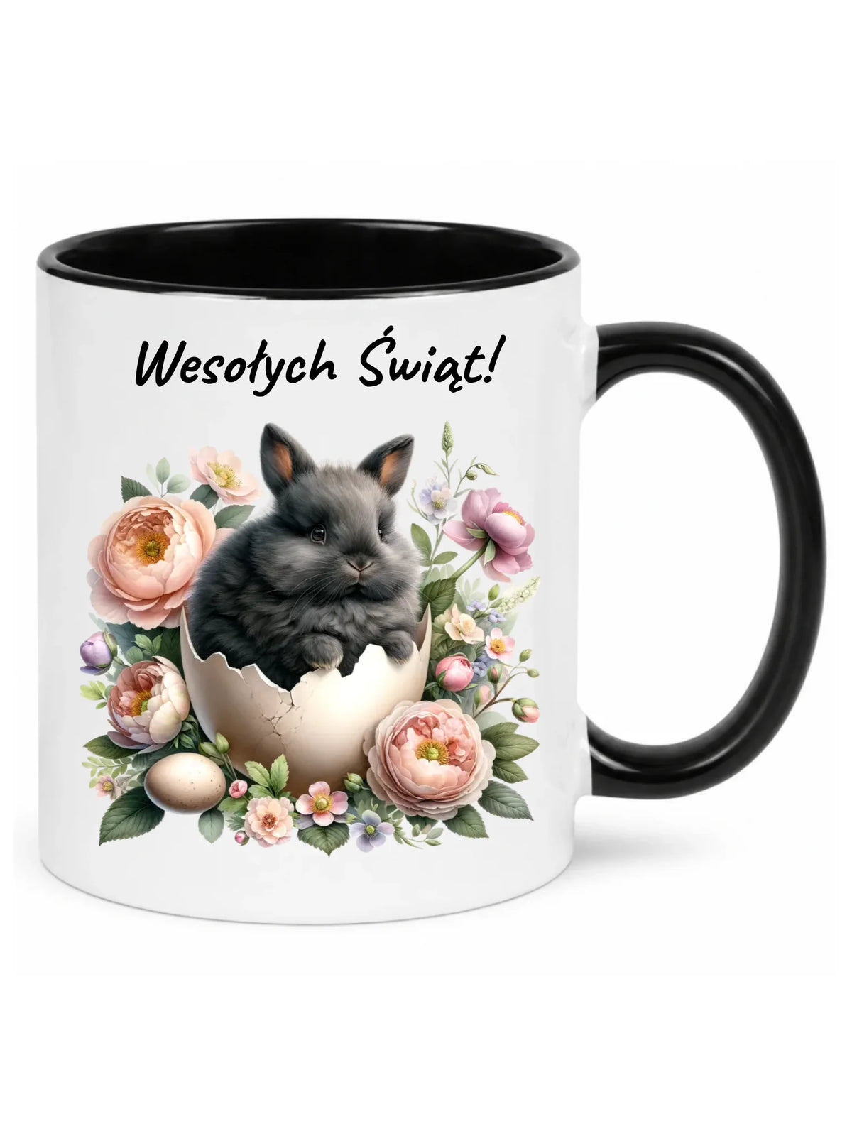 Kubek na Wielkanoc - Zajączek w pisance Wesołych Świąt WN03