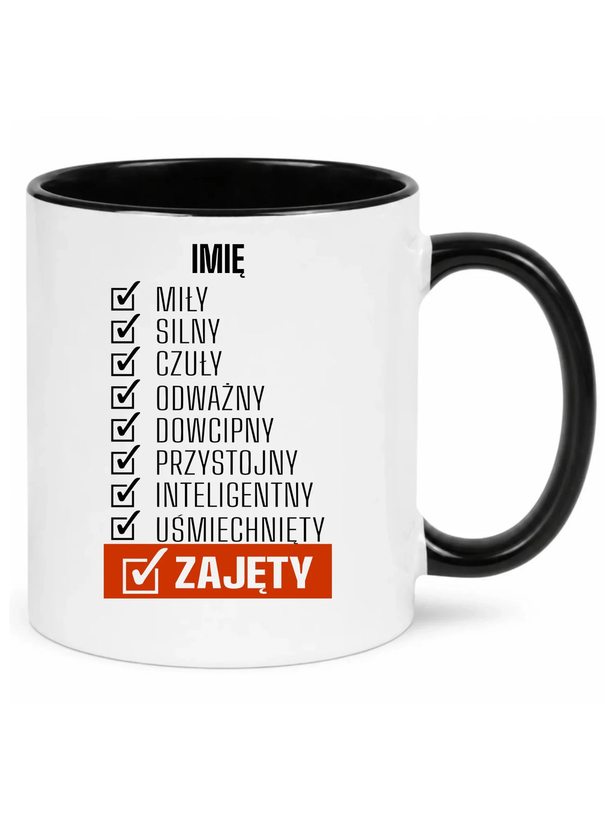 Kubek - Zajęty prezent dla chłopaka męża narzeczonego - personalizowany DCH05