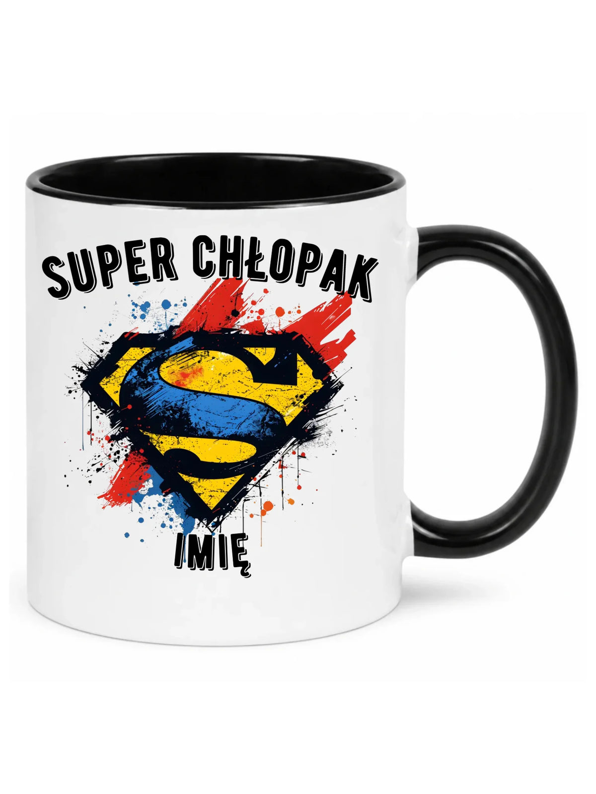 Kubek - prezent na Dzień Chłopaka - Super Chłopak - personalizowany DCH18