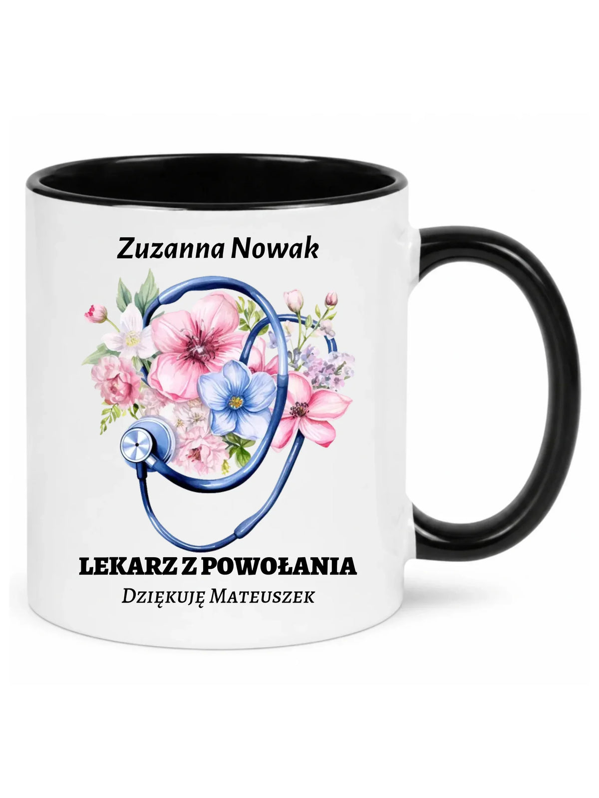 Kubek dla lekarza - Lekarz z powołania - personalizowany ZL07